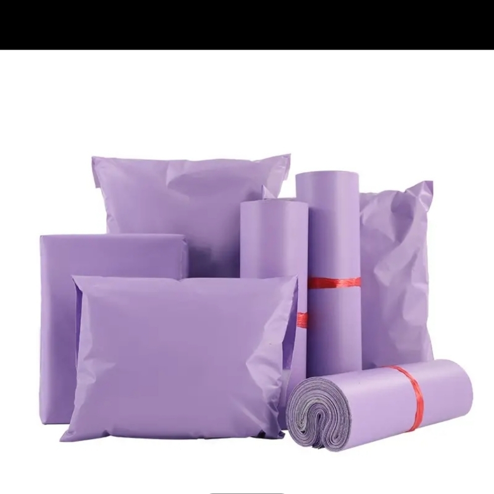 NEW Pretty Lilac Polymailers 12.5 x 10  qty 25 - Picture 2 of 6